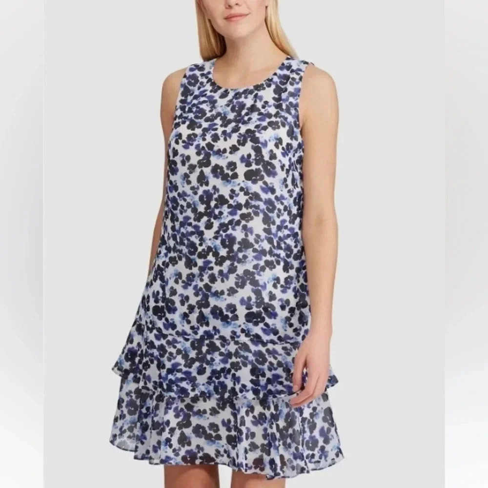 Ralph Lauren lovely tiered flowy dress